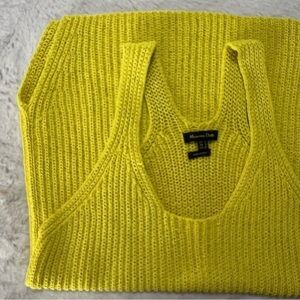 Massimo Dutti Crochet Knit Tank Top